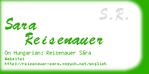 sara reisenauer business card